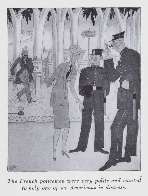 Illustration for "But Gentlemen Marry Brunettes" by Anita Loos by Ralph Barton