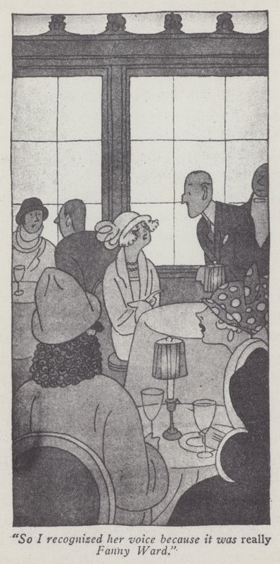 Illustration for Gentlemen Prefer Blondes by Anita Loos by Ralph Barton