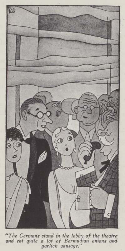 Illustration for Gentlemen Prefer Blondes by Anita Loos by Ralph Barton