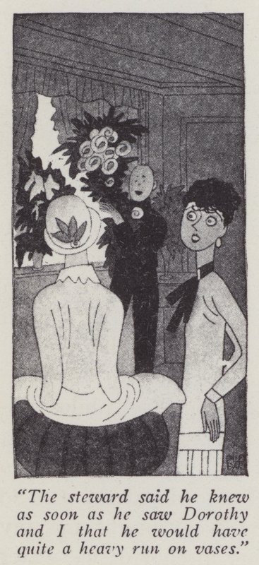 Illustration for Gentlemen Prefer Blondes by Anita Loos by Ralph Barton