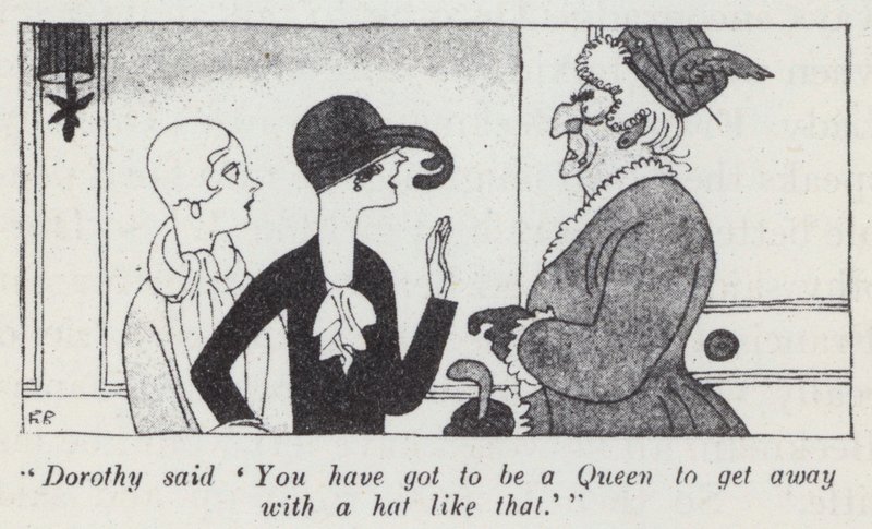 Illustration for Gentlemen Prefer Blondes by Anita Loos by Ralph Barton