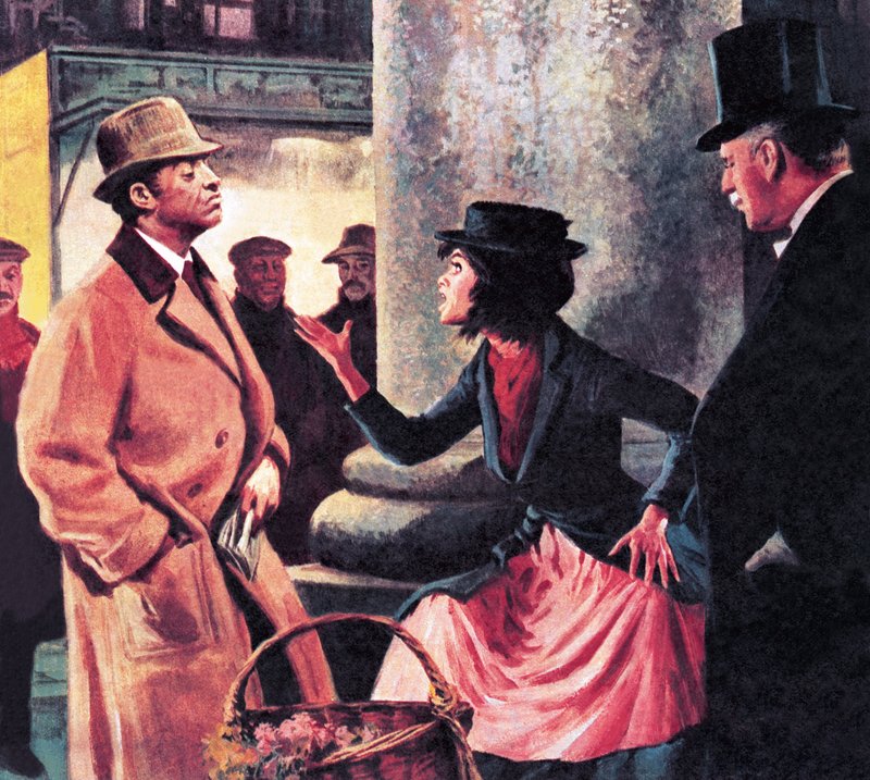 Professor Higgins and Eliza Doolittle by Ralph Bruce