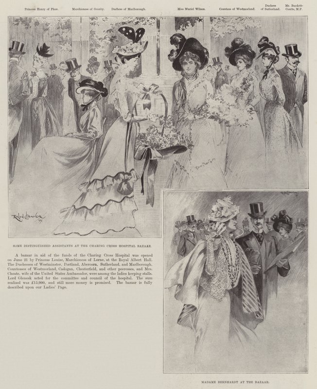Charing Cross Hospital Bazaar by Ralph Cleaver