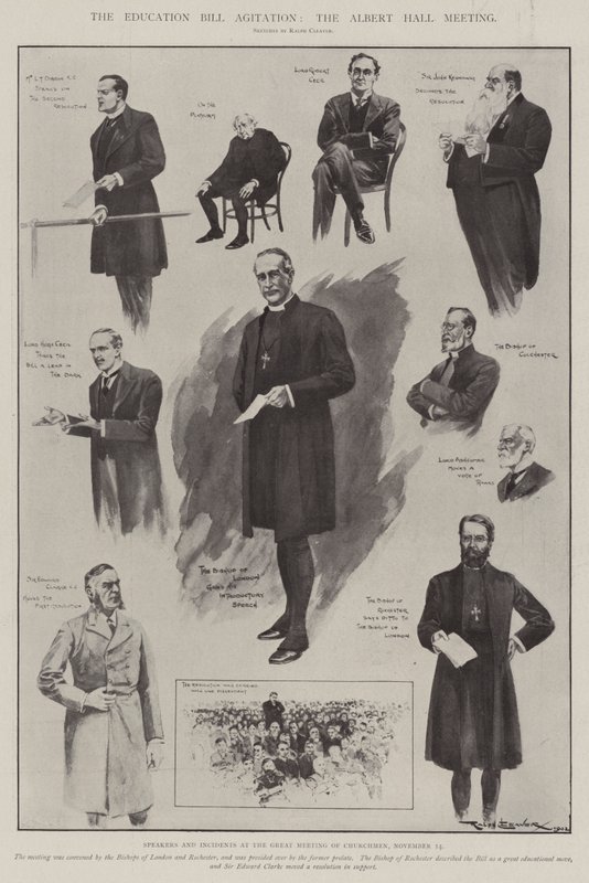 The Education Bill Agitation, the Albert Hall Meeting by Ralph Cleaver