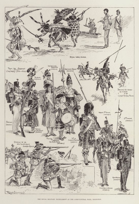 The Royal Military Tournament at the Agricultural Hall, Islington by Ralph Cleaver