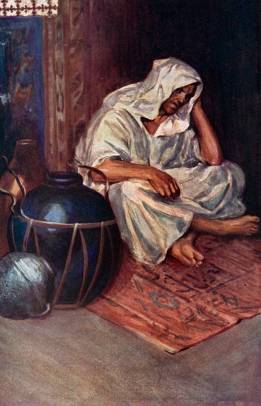 Illustration for Robinson Crusoe by Daniel Defoe by Ralph Noel Pocock