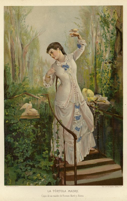 The Mother with the turtledoves by Ramón Martí Alsina