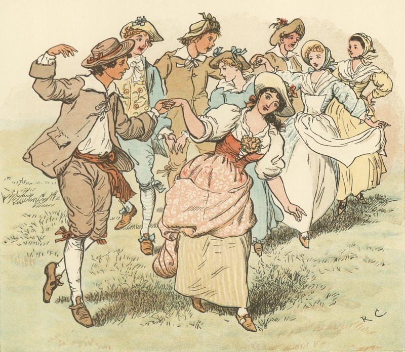 Come Lasses and Lads by Randolph Caldecott
