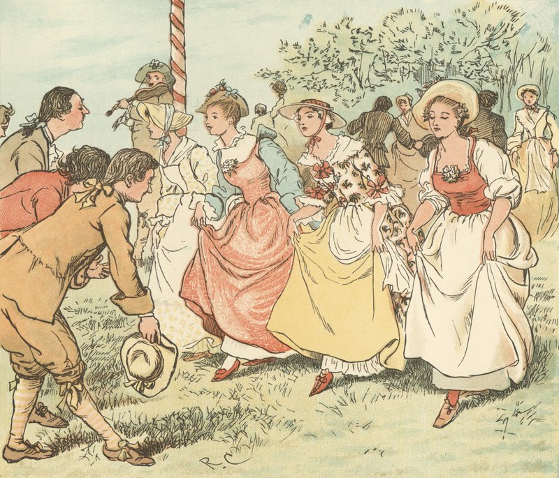 Come Lasses and Lads by Randolph Caldecott