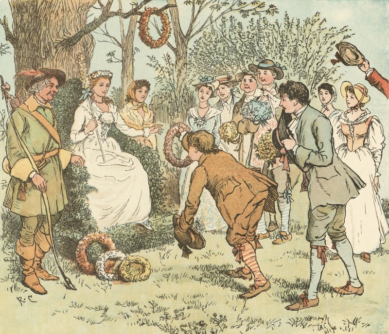 Come Lasses and Lads by Randolph Caldecott