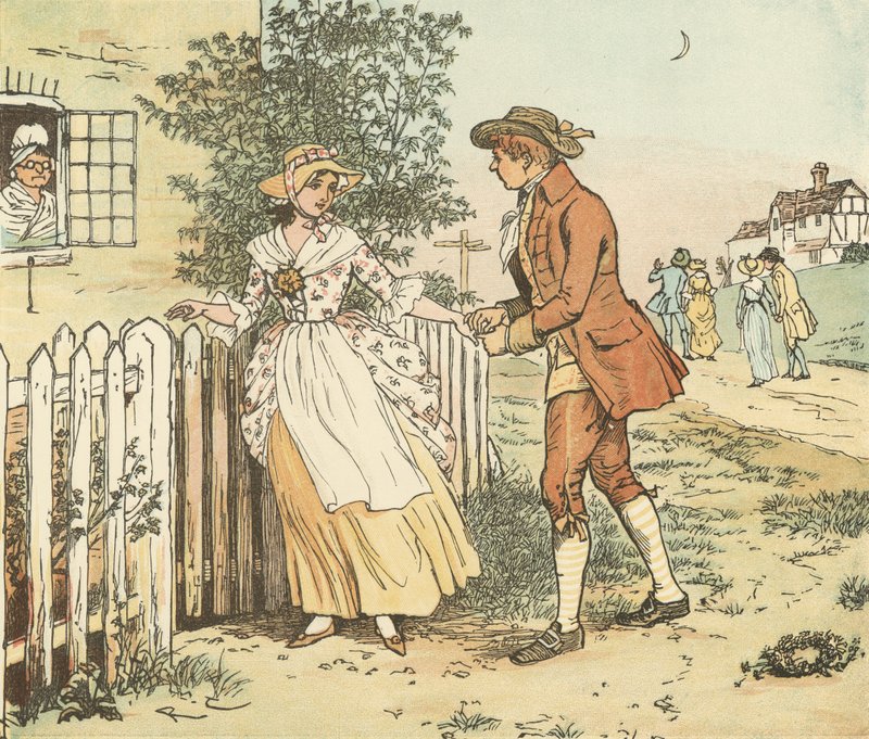 Come Lasses and Lads by Randolph Caldecott