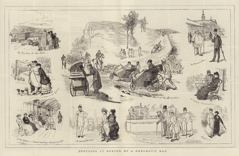 Sketches at Buxton, by a Rheumatic Man by Randolph Caldecott