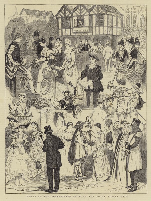 Notes at the Shaksperian Show at the Royal Albert Hall by Randolph Caldecott