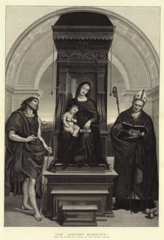 The Ansidei Madonna by Raffaello Sanzio Raphael