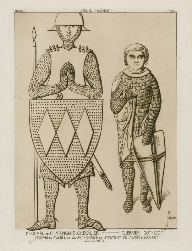 Brocard of Charpignie, knight - soldier, 1200-1220 by Raphael Jacquemin