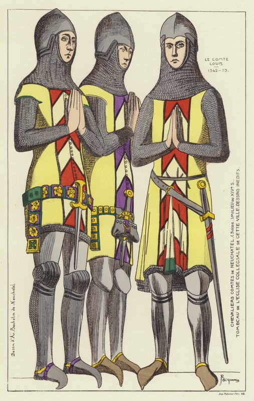 Knights Counts of Neuchatel by Raphael Jacquemin
