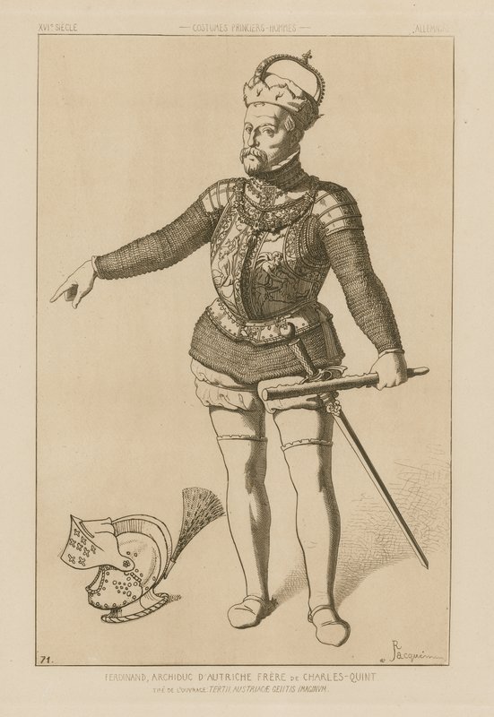 Ferdinand, Archduke of Austria, Brother of Charles V by Raphael Jacquemin