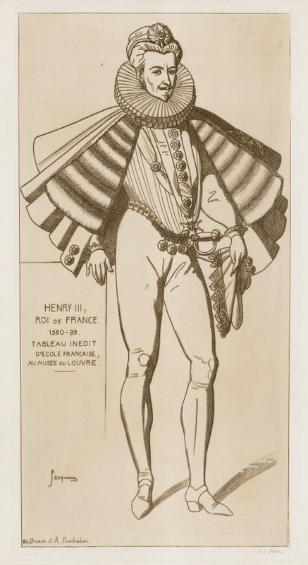 Henry III, King of France, 1580-89 by Raphael Jacquemin