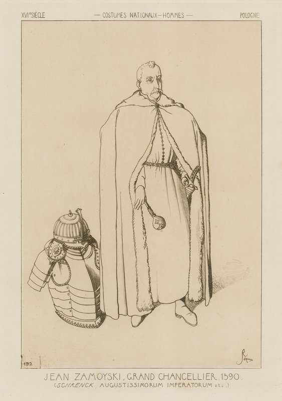 Jan Zamoyski, Grand Chancellor, 1590 by Raphael Jacquemin