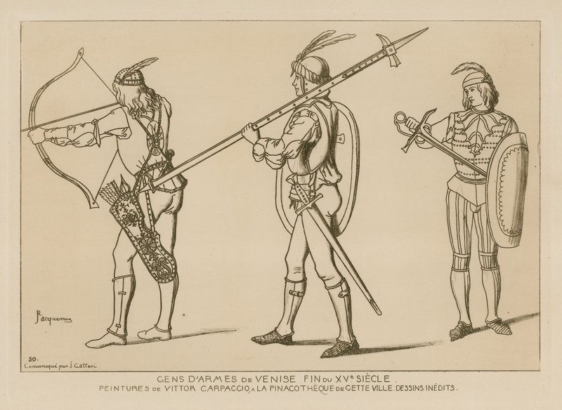 Men at Arms of Venice, End of the 15th Century by Raphael Jacquemin