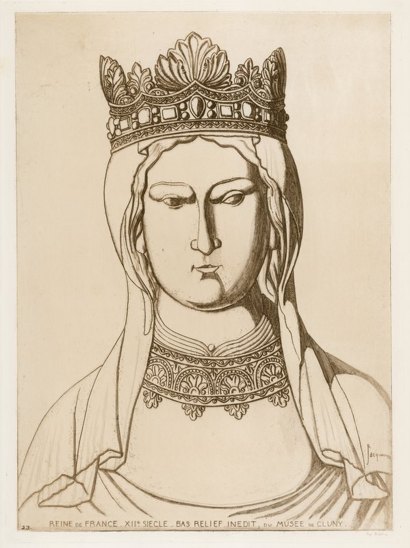 Queen of France, 12th century by Raphael Jacquemin