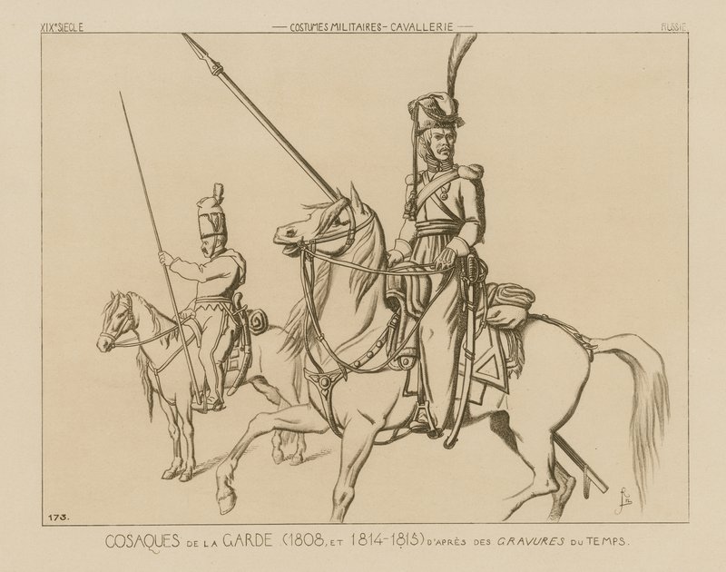 Russian Cossacks of the Guard (1808 and 1814-15) by Raphael Jacquemin