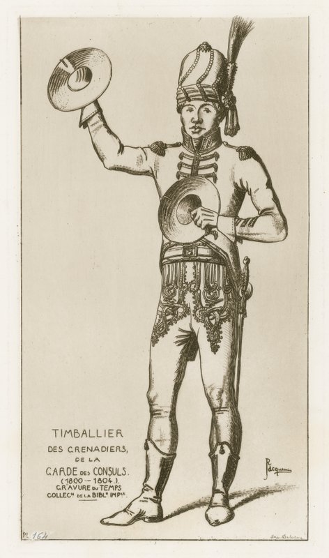 Timbalier of the Grenadiers of the Guard of Consuls (1800-1804) by Raphael Jacquemin