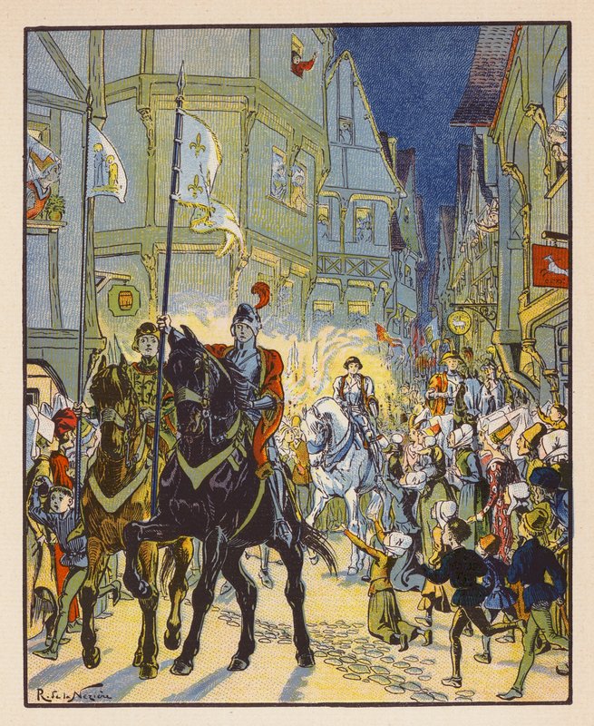 Entry of Joan of Arc by Raymond de la Neziere