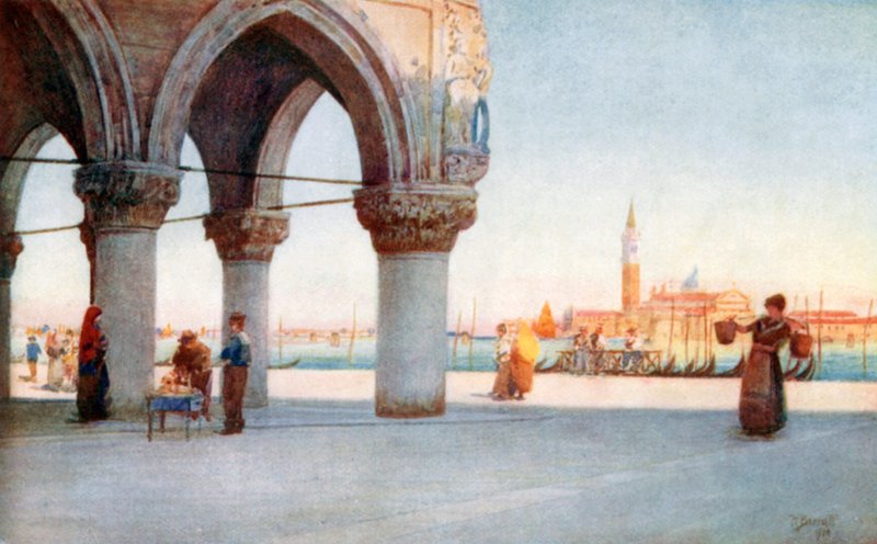 Evening in the Piazzetta by Reginald Barratt
