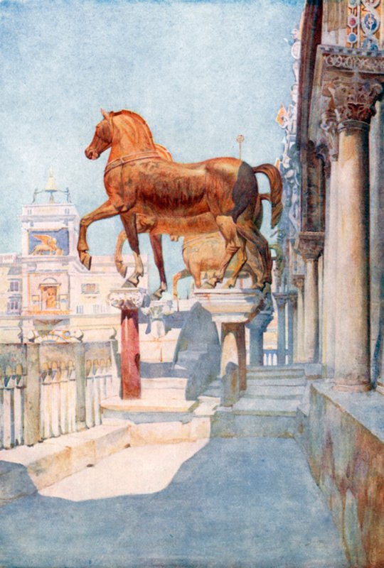 The Horses of San Marco, looking North by Reginald Barratt