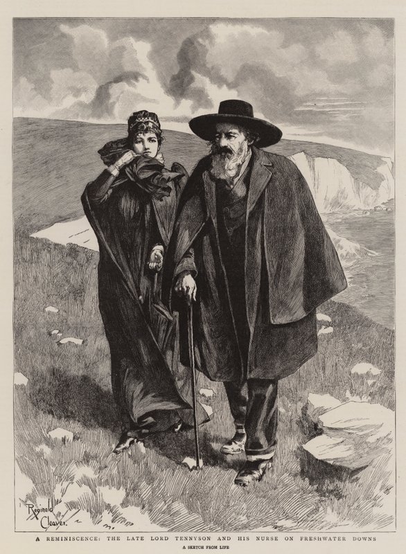A Reminiscence, the Late Lord Tennyson and his Nurse on Freshwater Downs by Reginald Thomas Cleaver