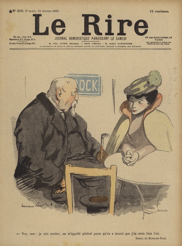 Illustration for Le Rire by Rene George Hermann Paul
