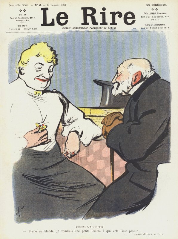 Illustration for Le Rire by Rene George Hermann Paul