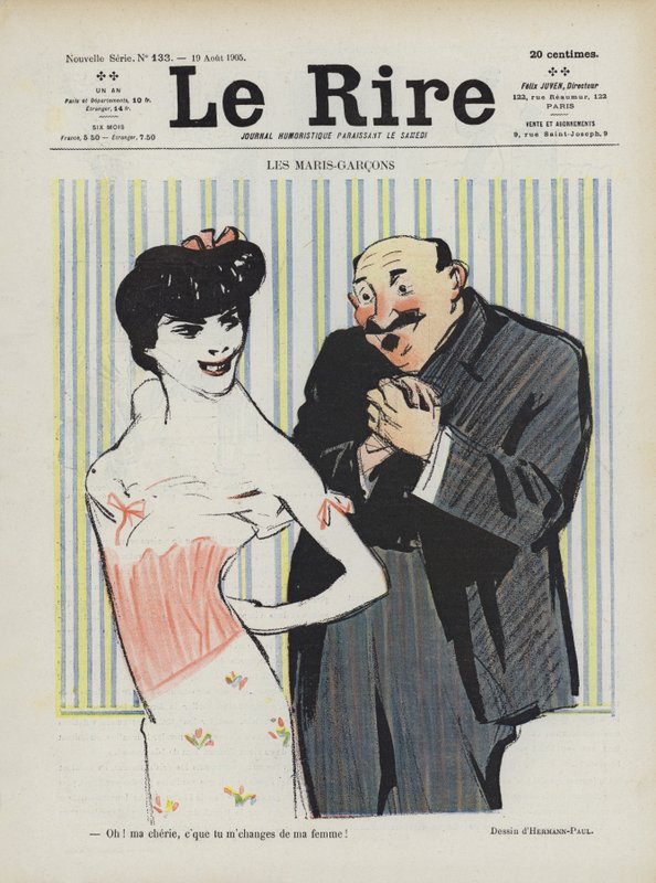 Illustration for Le Rire by Rene George Hermann Paul