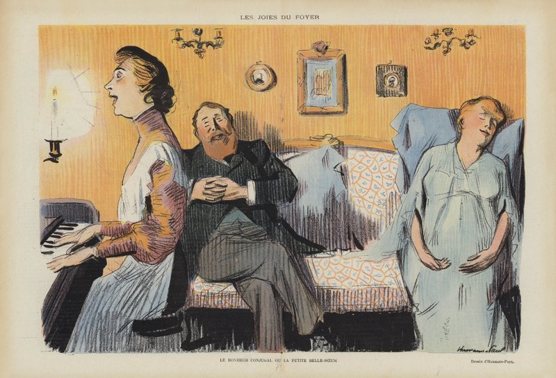 Illustration for Le Rire by Rene George Hermann Paul