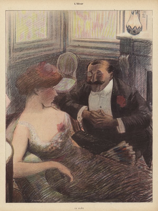 Winter: the Flirt by Rene George Hermann Paul