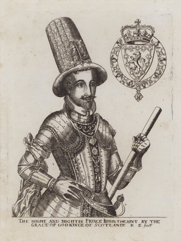 King James VI of Scotland by Renold (after) Elstrack