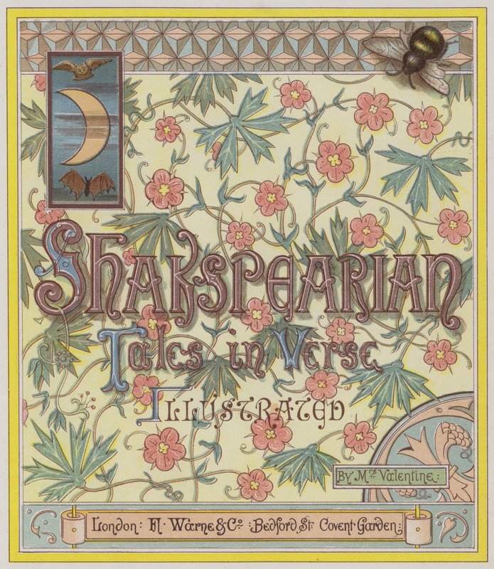 Title-Page Illustration for Shakspearian Tales in Verse by Richard Andre