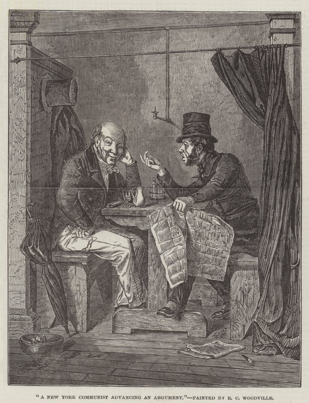 A New York Communist advancing an Argument by Richard Caton Woodville junior