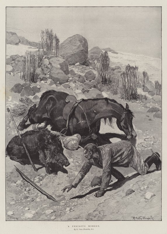 A Perilous Moment by Richard Caton Woodville junior