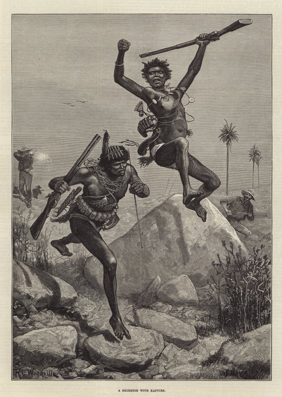 A Skirmish with Kaffirs by Richard Caton Woodville junior
