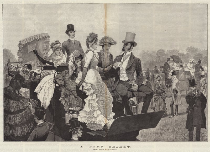 A Turf Secret by Richard Caton Woodville junior