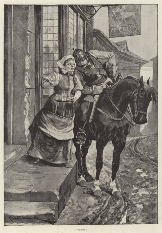 A Warning by Richard Caton Woodville junior