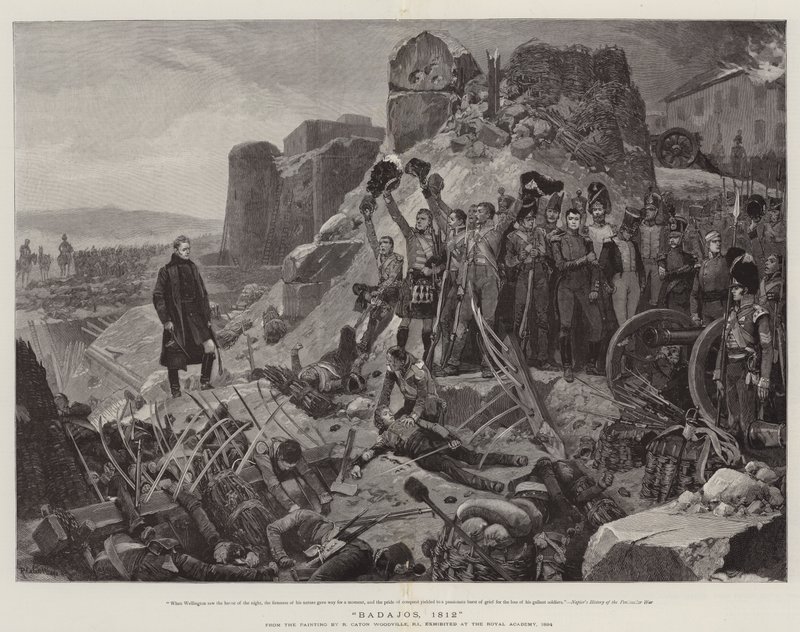 Badajos, 1812 by Richard Caton Woodville junior