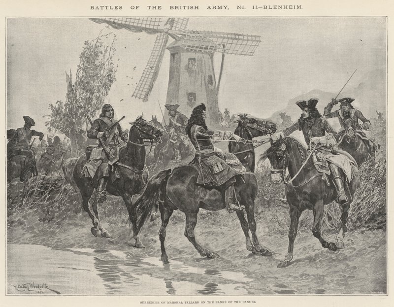 Battles of the British Army, Blenheim by Richard Caton Woodville junior