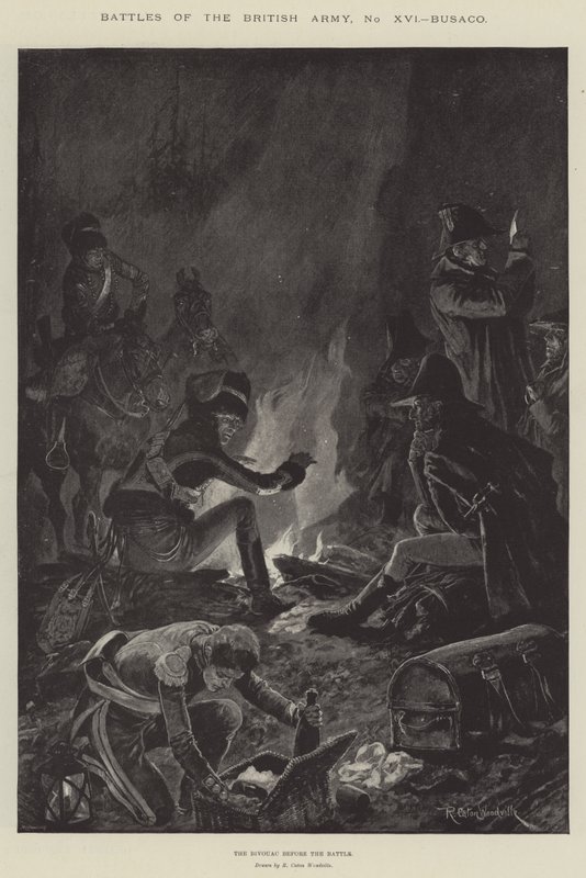 Battles of the British Army, Busaco by Richard Caton Woodville junior