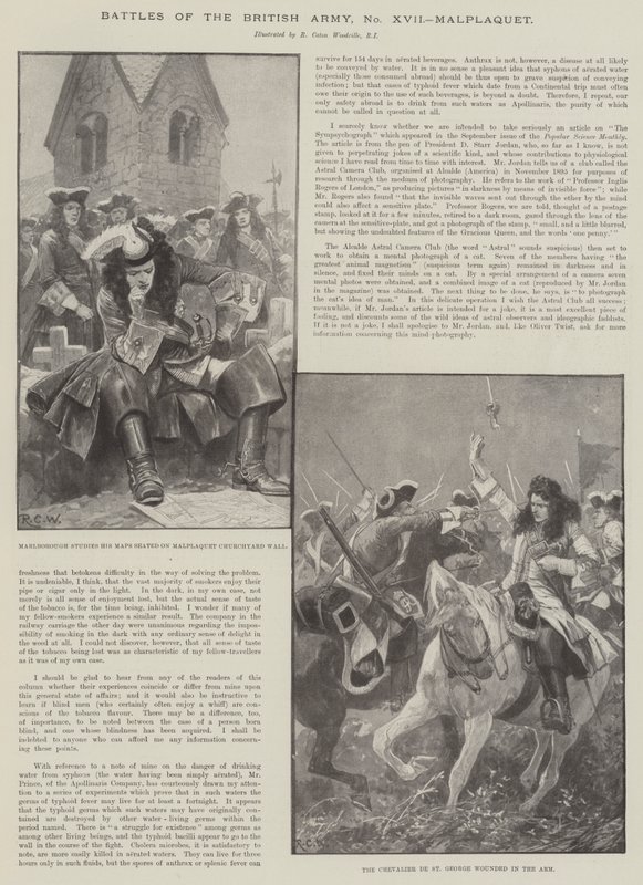 Battles of the British Army, Malplaquet by Richard Caton Woodville junior