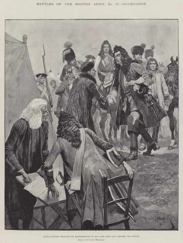 Battles of the British Army, Oudenarde by Richard Caton Woodville junior