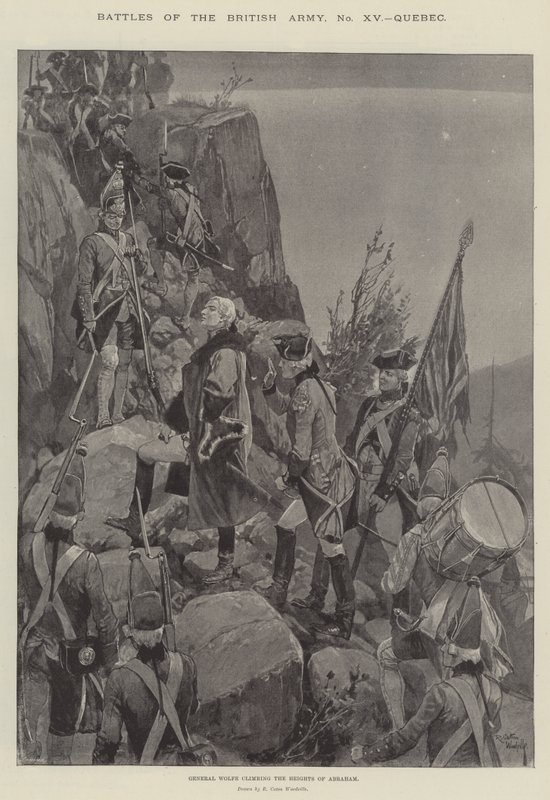 Battles of the British Army, Quebec by Richard Caton Woodville junior