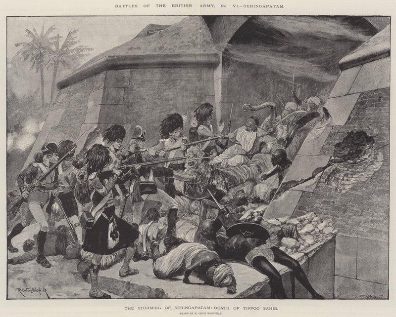 Battles of the British Army, Seringapatam by Richard Caton Woodville junior